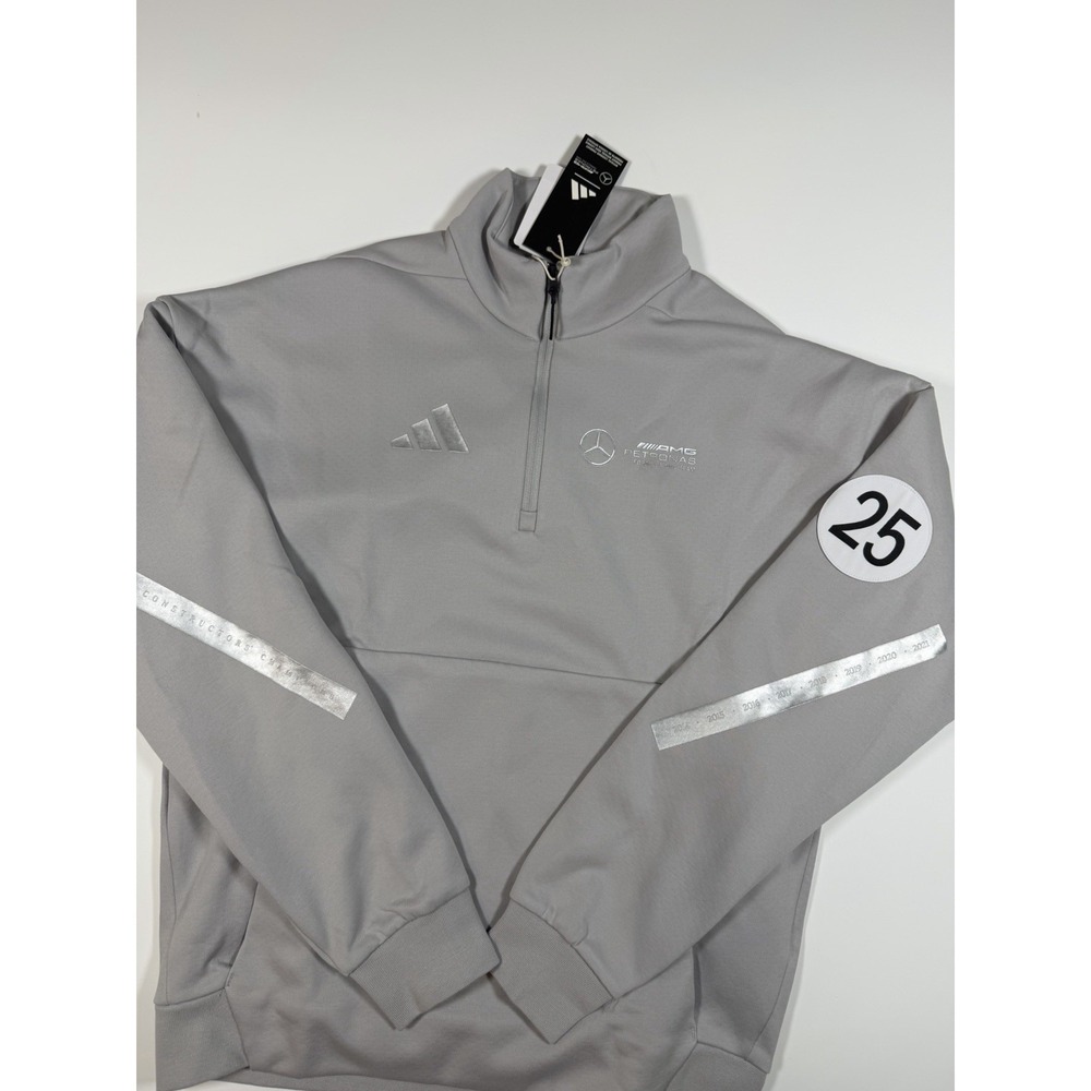 Mercedes AMG PETRONAS F1 Team × Adidas Formula One Silver Arrows Sweater Size XS